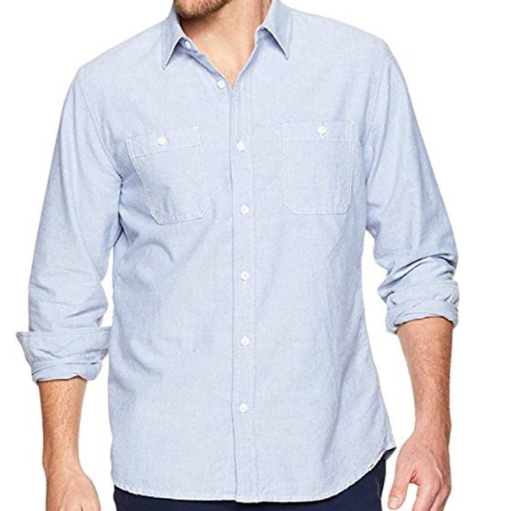 NWT-Mens Wood Paper Company Mens Oxford Shirt